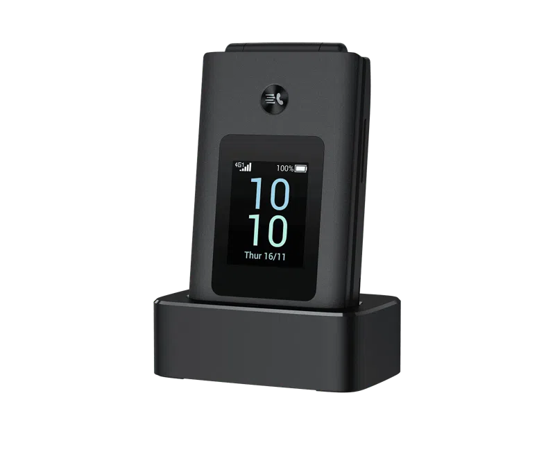 22-p2v-eco-tcl-onetouch-4043-phone-with-docking-front-right TCL ONETOUCH 4043D 4G (Mix Color) - Image 1