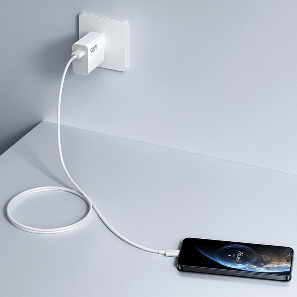 XIAOMI-90W-COMBO XIAOMI 90W HyperCharge Combo (USB-C cable + adapter) – Bild 1