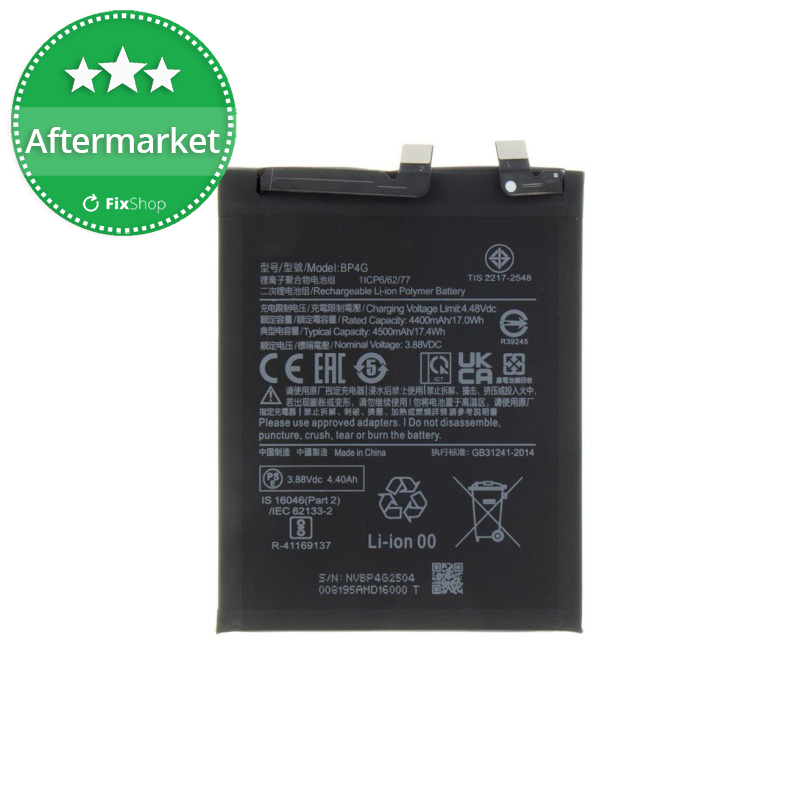 46020000EA1G XIAOMI BP4G Xiaomi Original Battery 4500mAh (Service Pack) – Bild 1